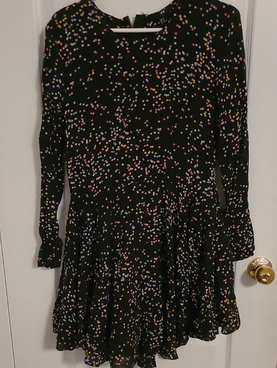 H&M Dresses & Skirts - H&M Black Dress with Multicolor Polka Dots
